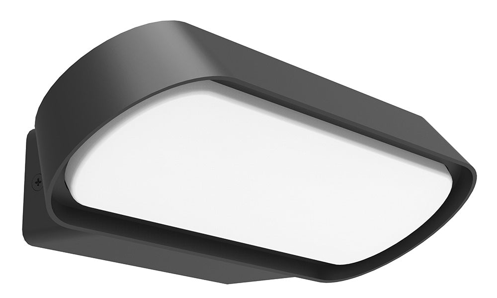 Glans 13W LED Wall Light Dark Grey / Warm White - GLANS03