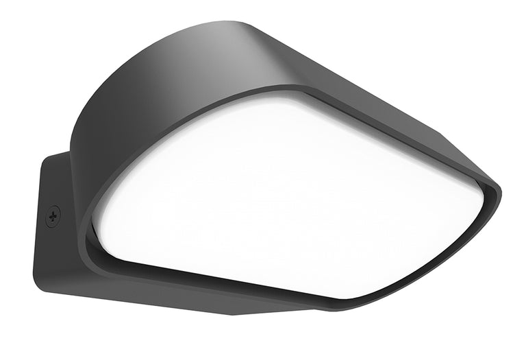 Glans 7W LED Wall Light Dark Grey / Warm White - GLANS01