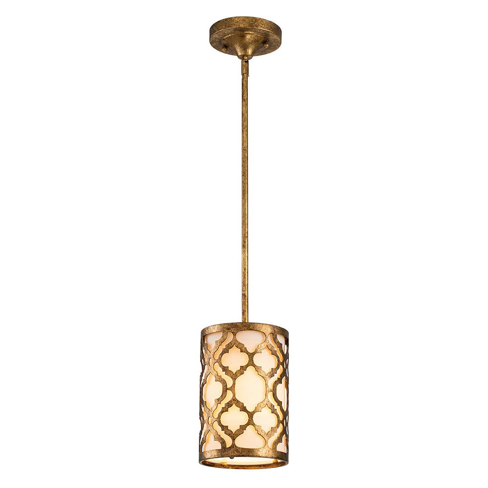 Arabella 1 Light Duo-Mount Mini Pendant Distressed Gold - GN-ARABELLA-MP