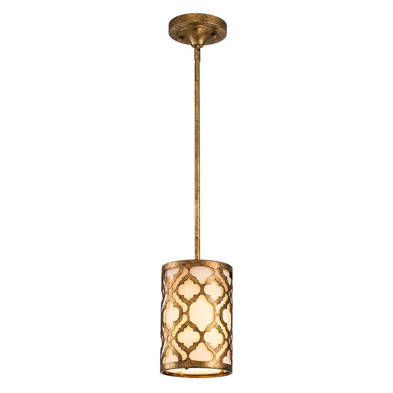Arabella 1 Light Duo-Mount Mini Pendant Distressed Gold - GN-ARABELLA-MP