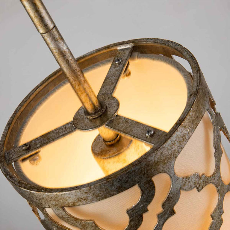 Arabella 1 Light Duo-Mount Mini Pendant Distressed Gold - GN-ARABELLA-MP