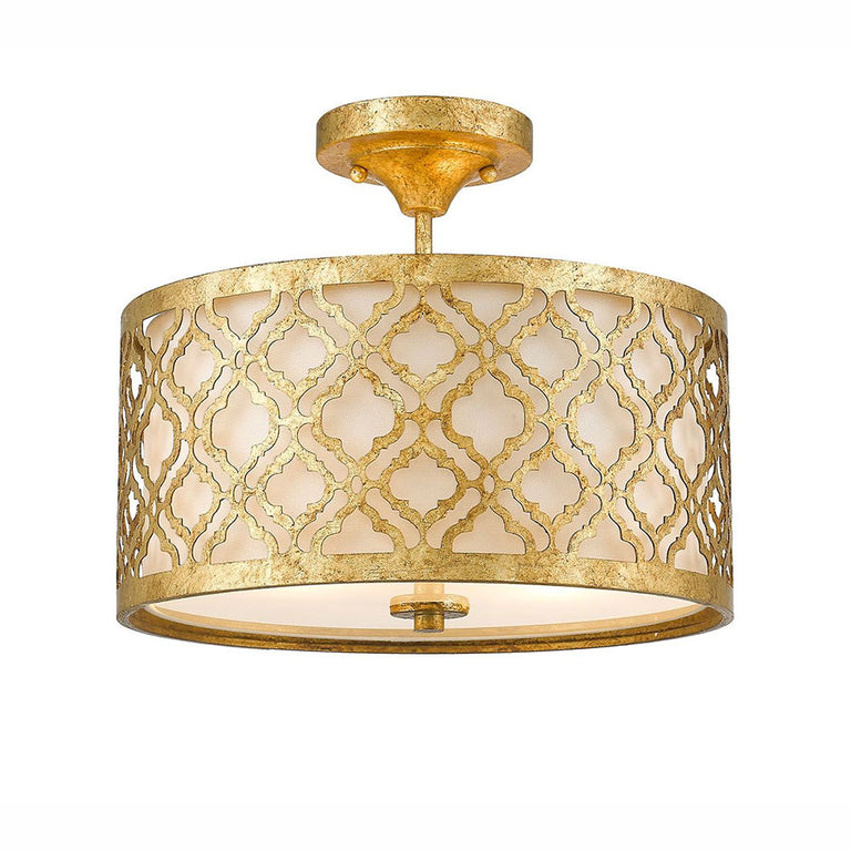 Arabella 2 Light Duo-Mount Medium Pendant Distressed Gold - GN-ARABELLA-P-M