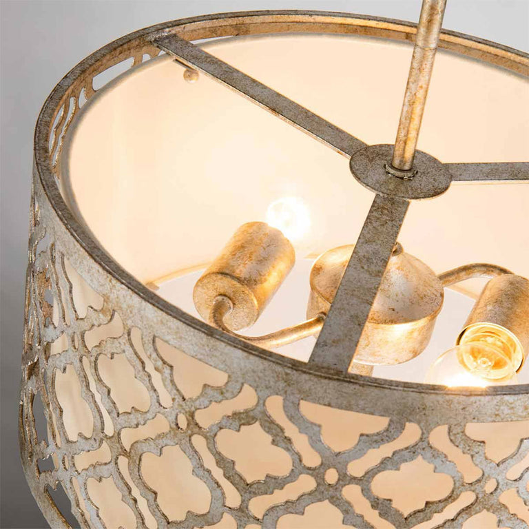 Arabella 2 Light Duo-Mount Medium Pendant Distressed Gold - GN-ARABELLA-P-M