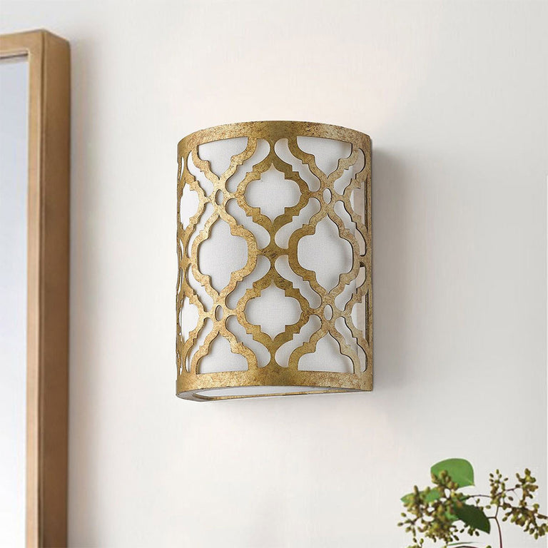 Arabella 1 Light Wall Light Distressed Gold - GN-ARABELLA1