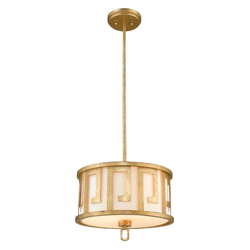 Lemuria 2 Light Duo-Mount Medium Pendant Distressed Gold - GN-LEMURIA-P-M