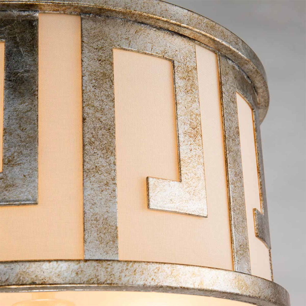 Lemuria 2 Light Duo-Mount Medium Pendant Distressed Gold - GN-LEMURIA-P-M