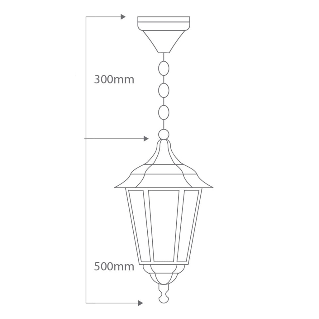 Chester Pendant Light Large Green - 15083