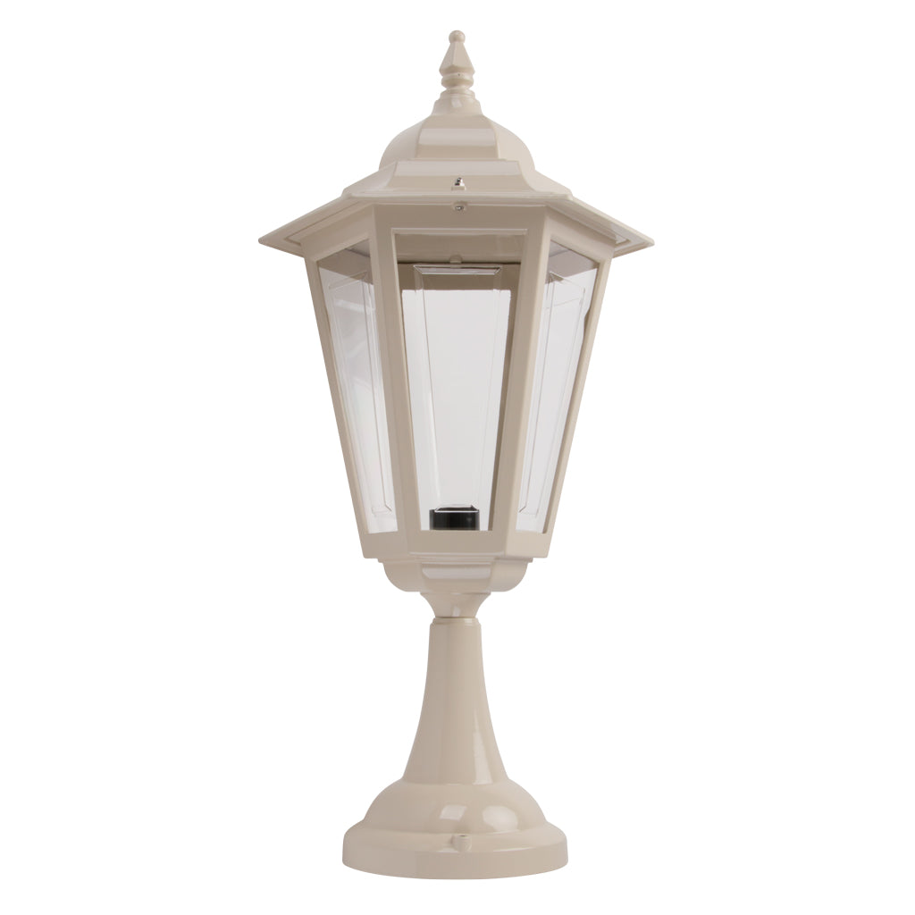 Turin Pillar Mount Light Large Beige - 15494