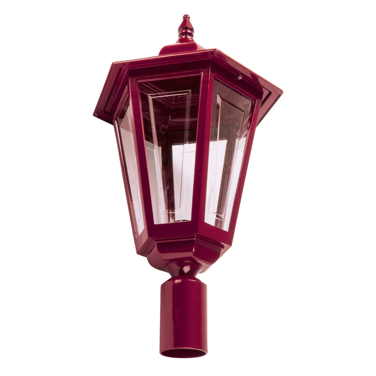 Turin Post Top Light Large Burgundy - 15508