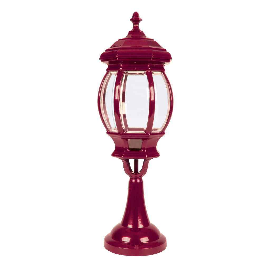 Vienna Pillar Mount Light Large Burgundy - 16000