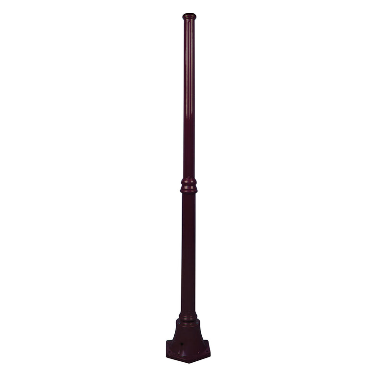 Turin 1.57 Meter Tall Base Exterior Post Burgundy - 16047