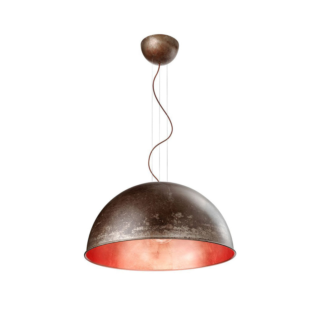 Galileo 400mm Pendant Antique Iron / Copper Leaf - 251.02.F94