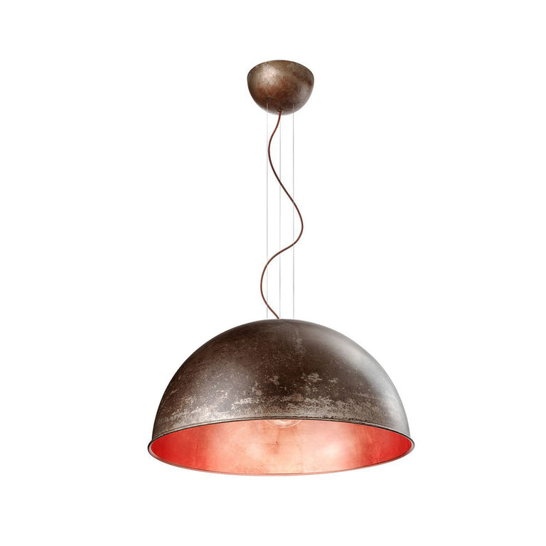 Galileo 400mm Pendant Antique Iron / Copper Leaf - 251.02.F94