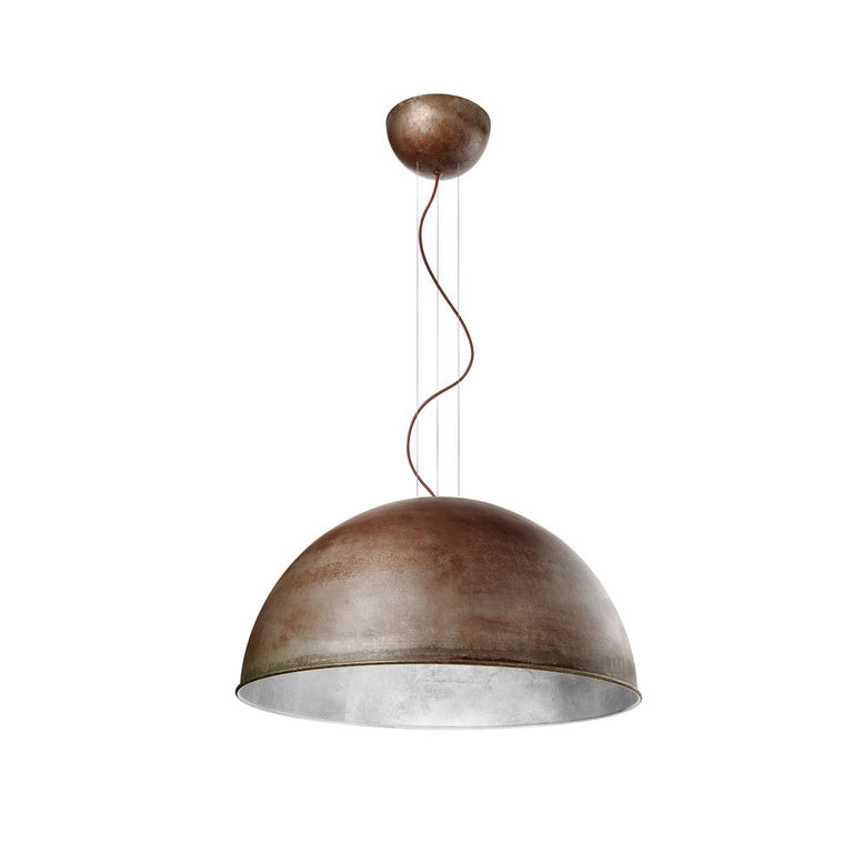 Galileo 400mm Pendant Antique Iron / Silver Leaf - 251.02.F95