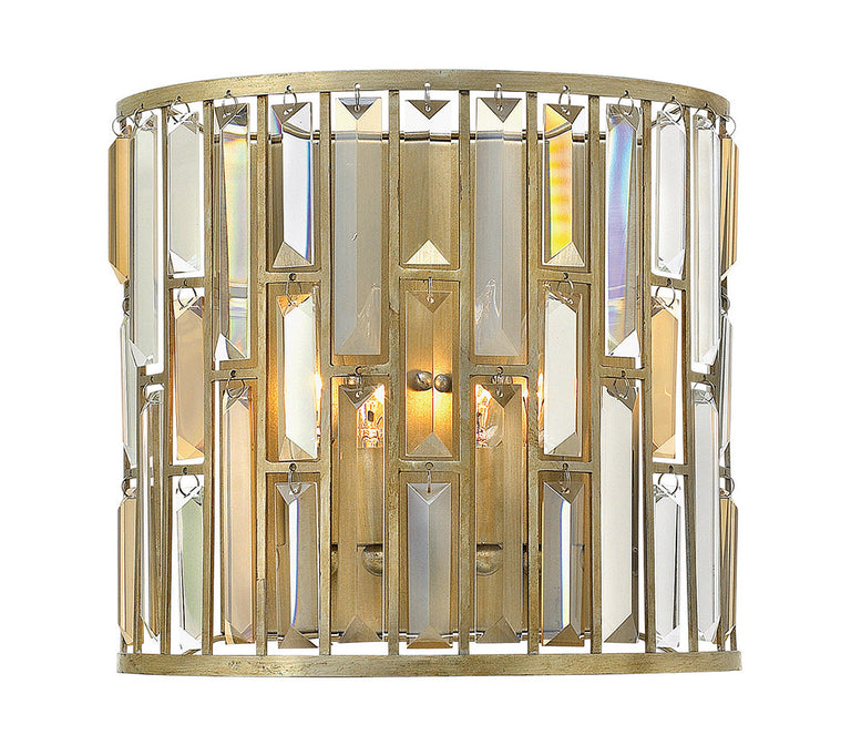 Gemma 2 Light Wall Light Silver Leaf - GEMMA2-A-SL