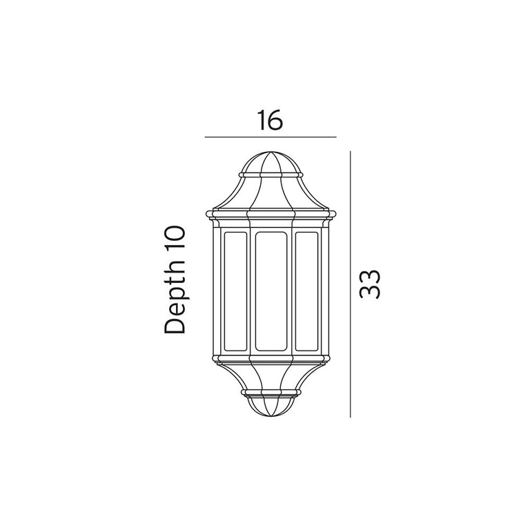 Genova Mini Wall Light White - NLYS.175W