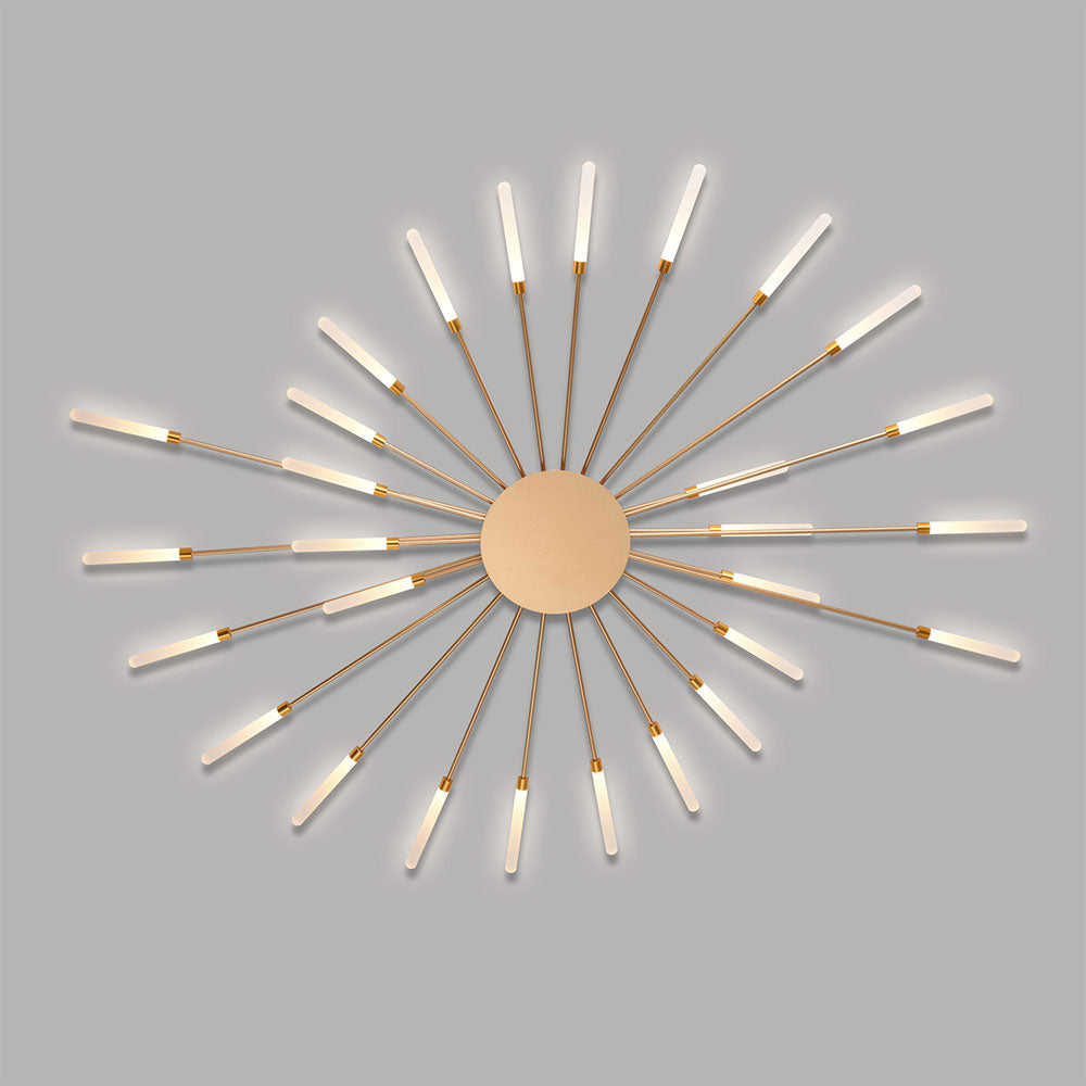 Girandola 28 Light LED Flush Ceiling Light Gold - GIRANDOLA-28 GOLD