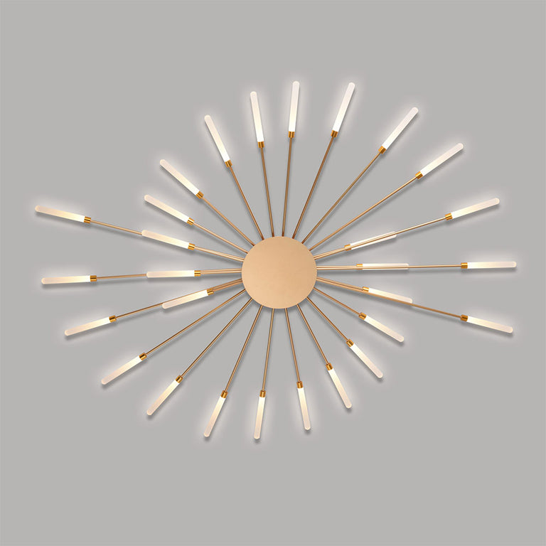 Girandola 28 Light LED Flush Ceiling Light Gold - GIRANDOLA-28 GOLD