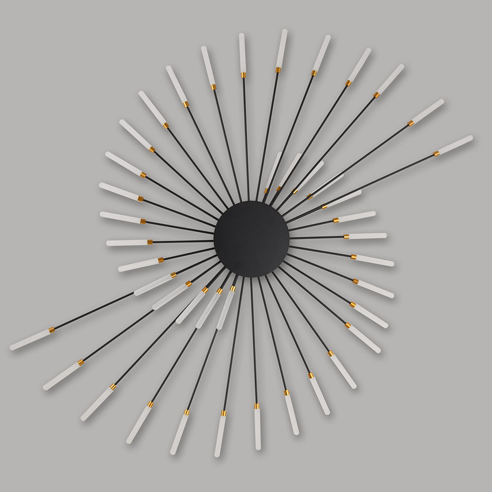 Girandola 42 Light LED Flush Ceiling Light Black - GIRANDOLA-42 BLACK