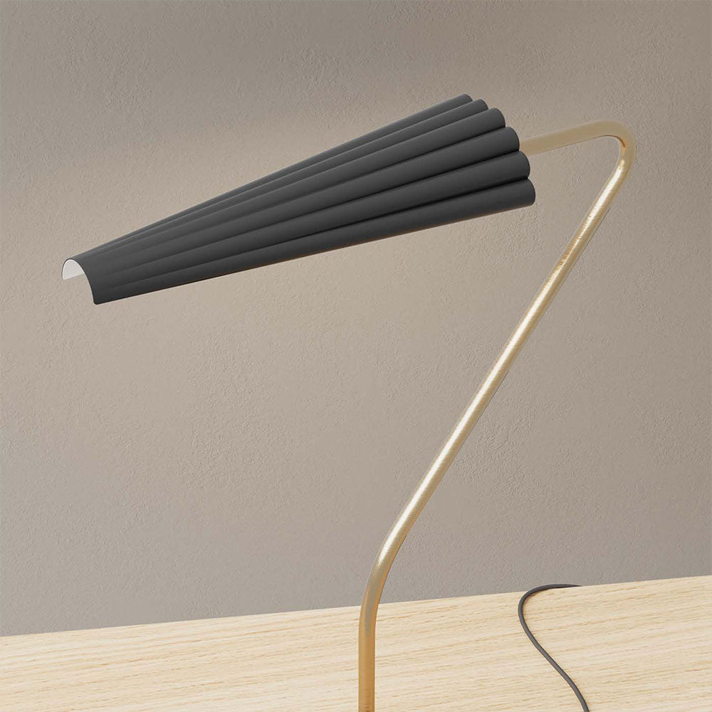 Bion 5W LED Table Lamp Aged Gold / Matt Black - ARO.S1306/ORO-NEG