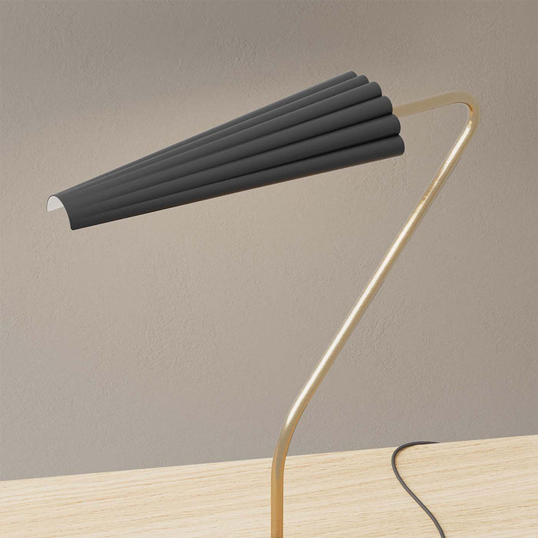 Bion 5W LED Table Lamp Aged Gold / Matt Black - ARO.S1306/ORO-NEG