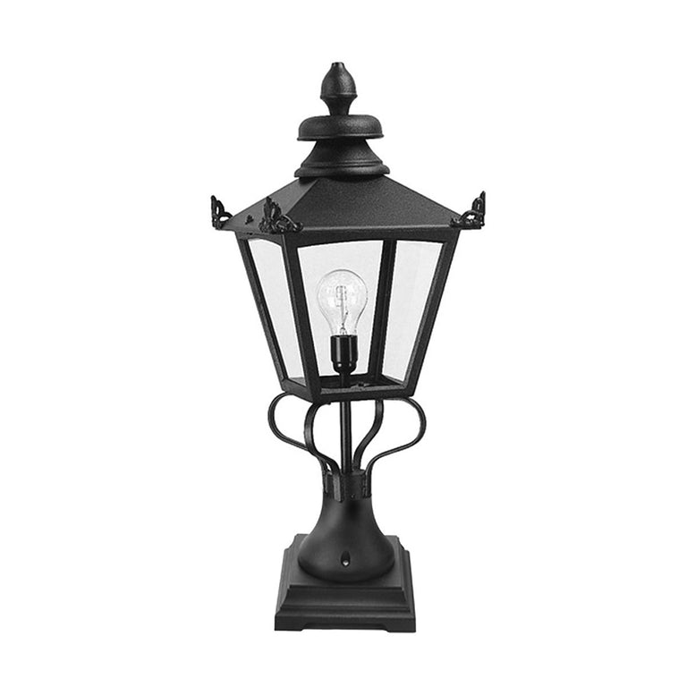 Grampian Pedestal Lantern Black - GN1-BLACK