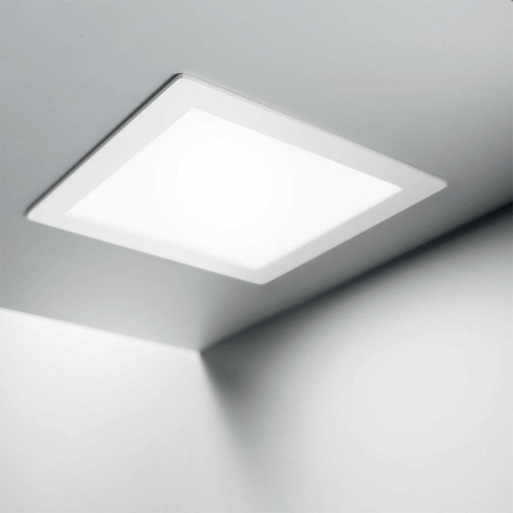 Groove FI 20W Square Slim LED Downlight White / Warm White - 124001