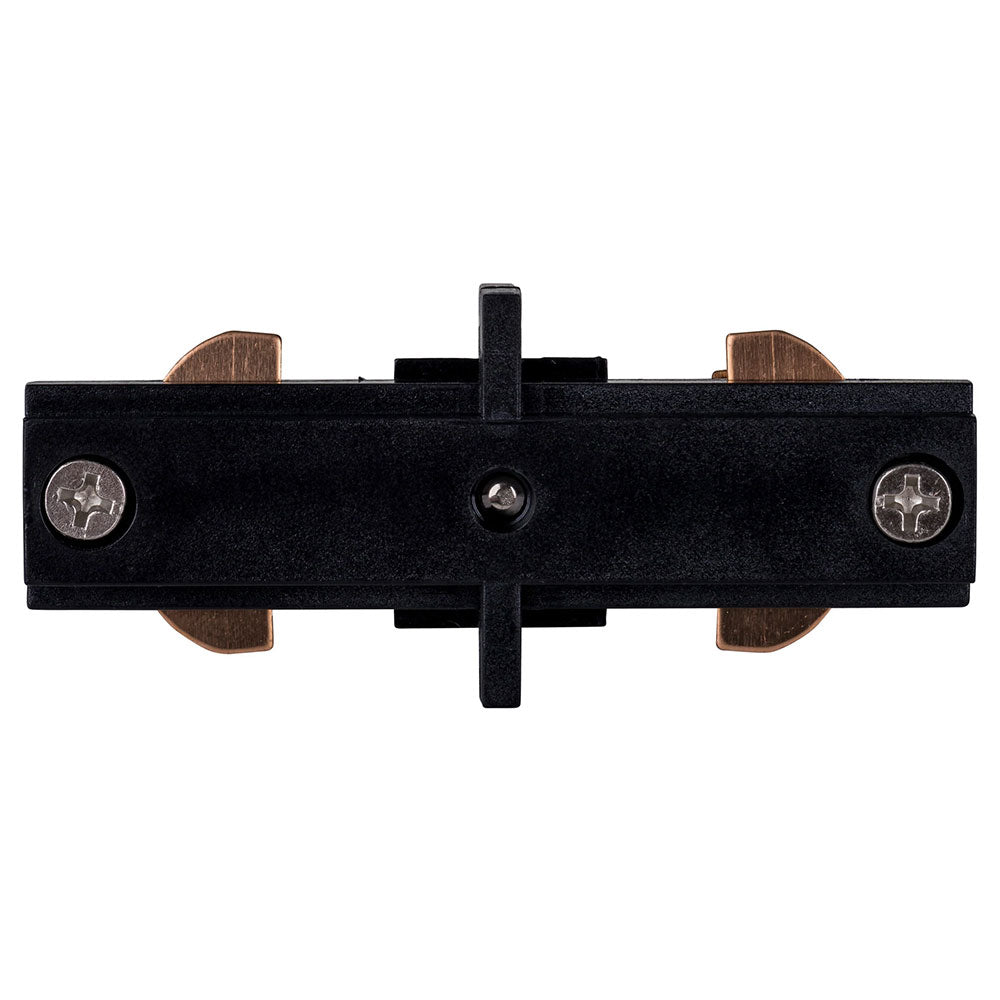 Astro Single Circuit Straight Joiner Matt Black - HCP-102100-SJ