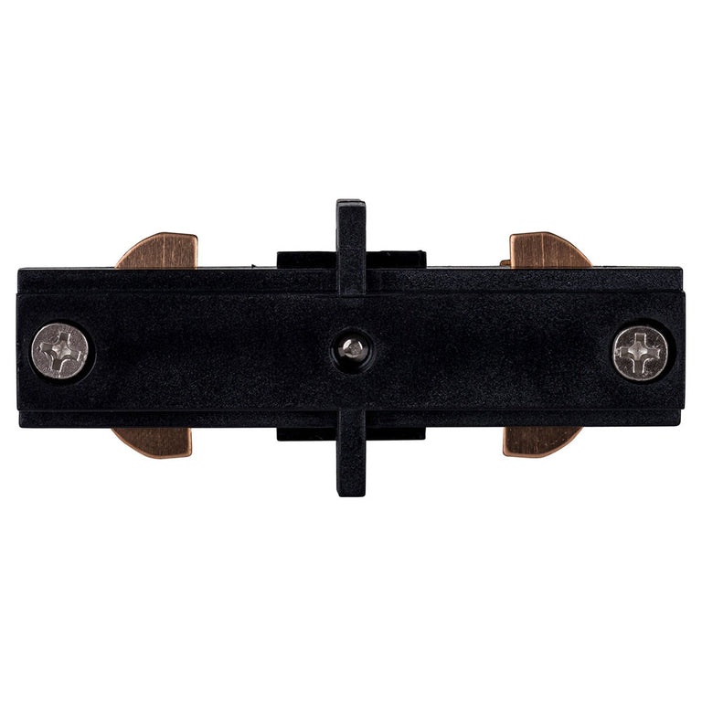 Astro Single Circuit Straight Joiner Matt Black - HCP-102100-SJ
