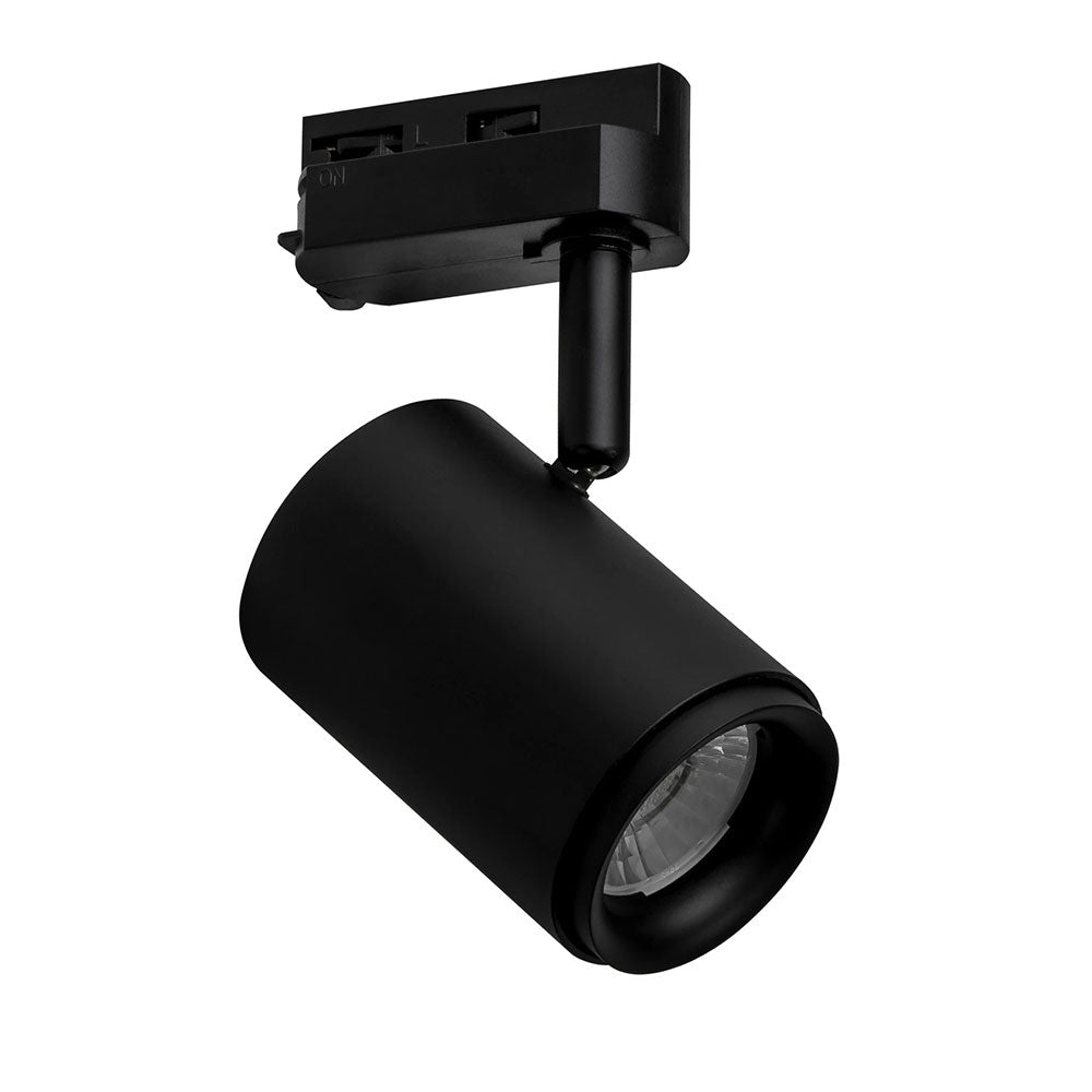 Astro Single Circuit 12W LED Triac Dimmable Track Light Matt Black / Warm White - HCP-1021231
