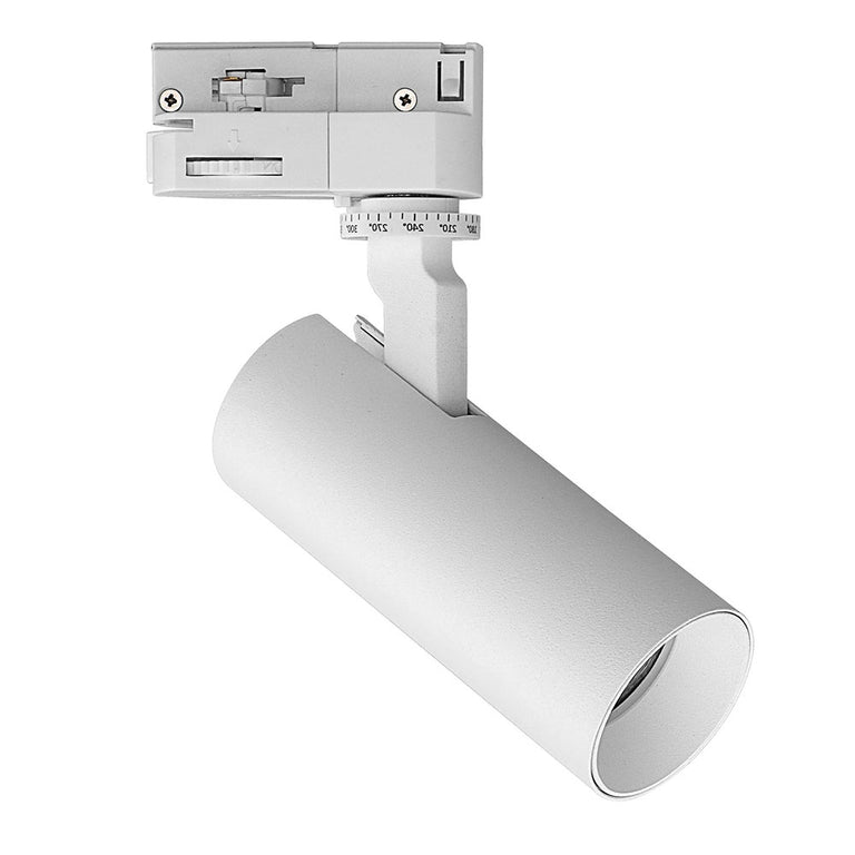 Astro Three Circuit 10W LED Triac Dimmable Track Light Matt White / Cool White - HCP-1032141