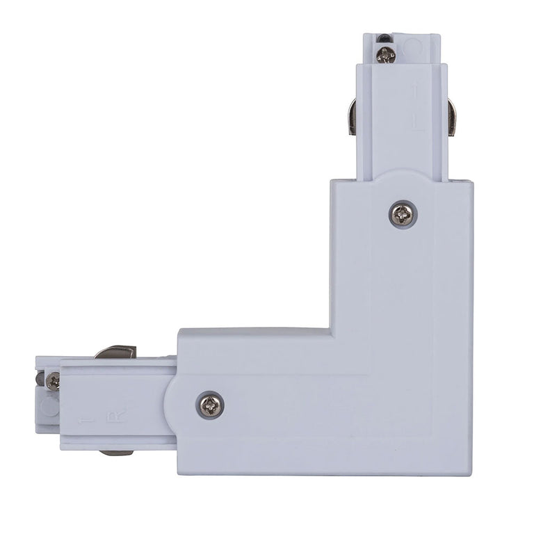 Astro Three Circuit L-Shape Connector Matt White - HCP-103300-LSC