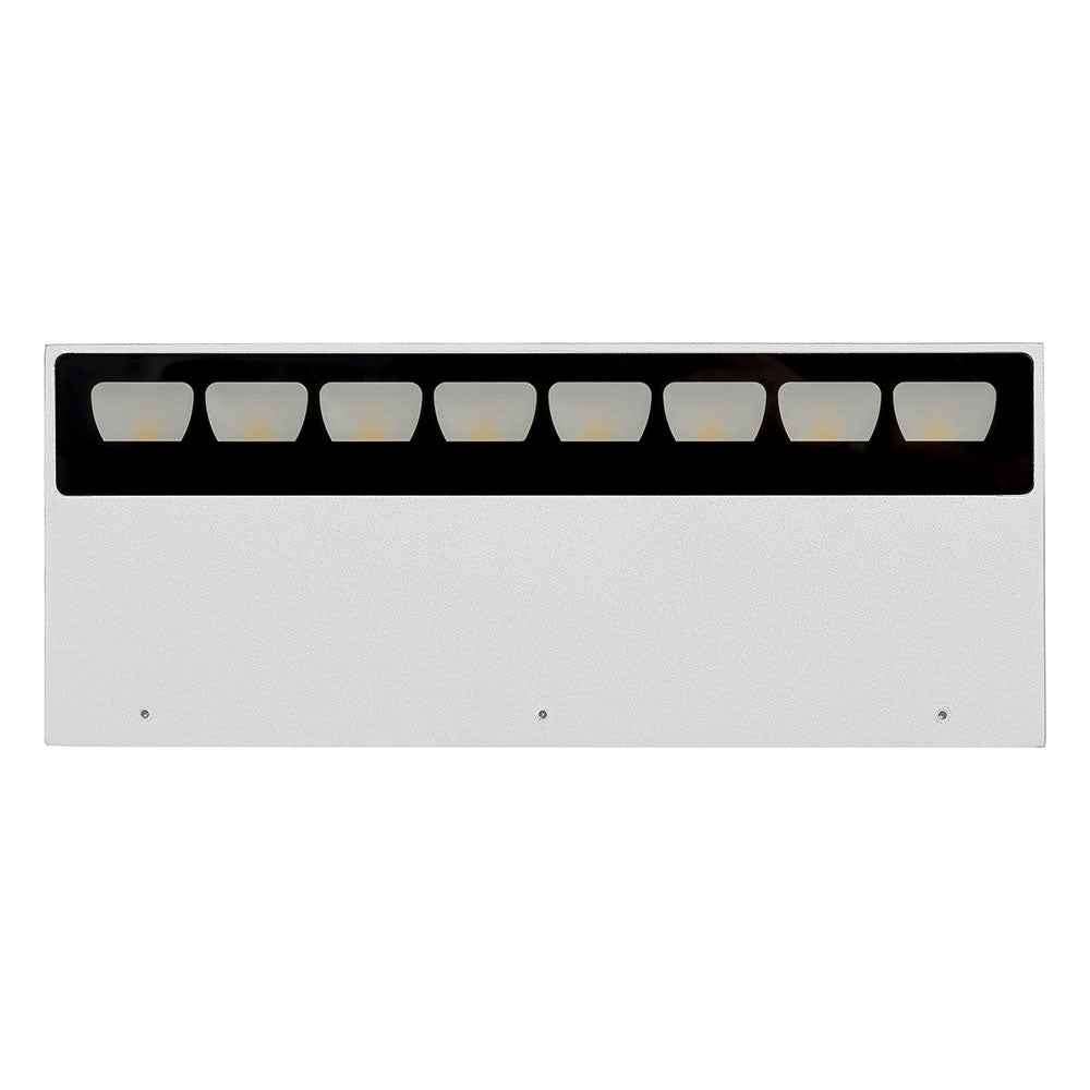 Valore 30W 240V LED Triac Dimmable Aluminium Wall Washer Matt White / Tri-Colour - HCP-2333002
