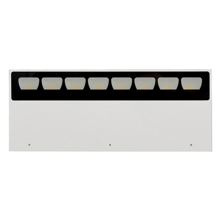 Valore 30W 240V LED Triac Dimmable Aluminium Wall Washer Matt White / Tri-Colour - HCP-2333002