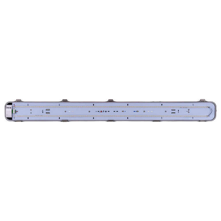 Exterior 20W / 40W LED IP65 Weatherproof Emergency Batten Grey / Tr-Colour - HCP-238400-EM