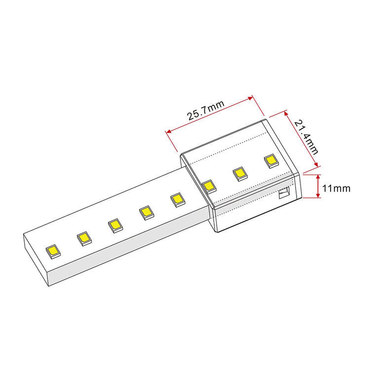 Furi End Cap To Suit 240V LED Strip By Havit Commercial - HCP-3865-EC