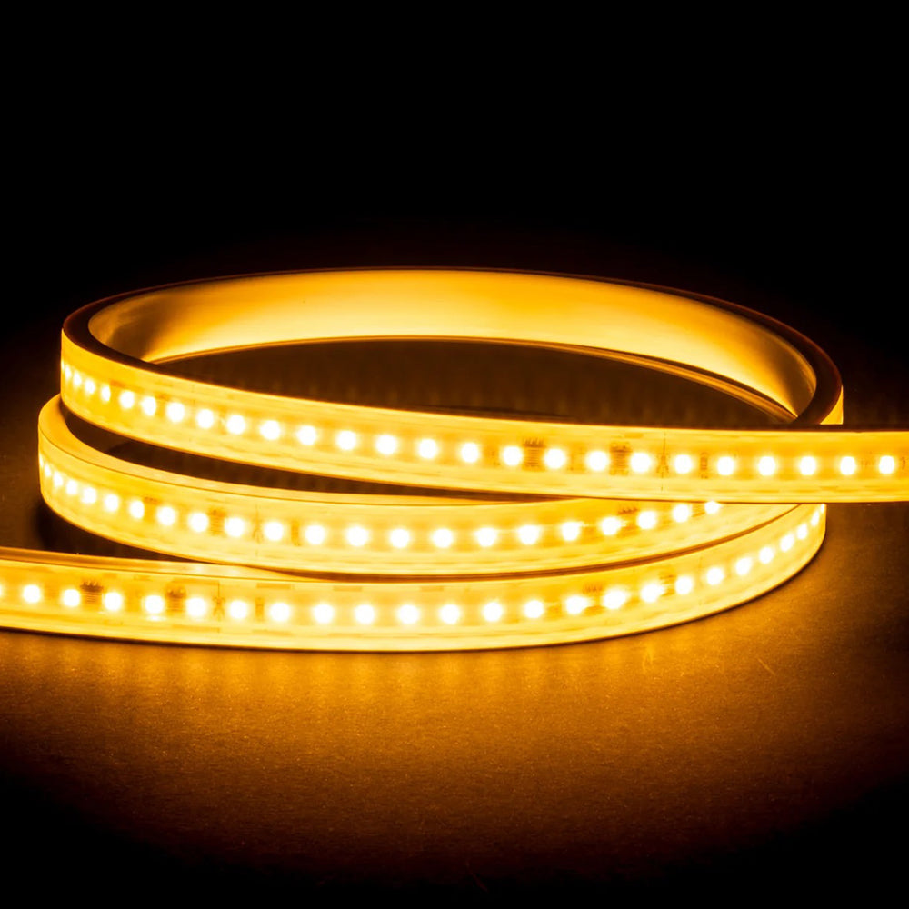 Furi 5W 240V AC 120LED IP65 Long Run Dimmable LED Strip Light Warm White - HCP-3865053