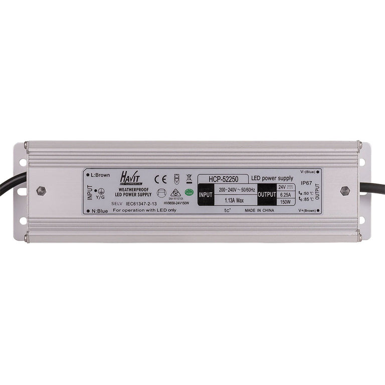 Weatherproof 24V DC 150W LED Driver - HCP-52250