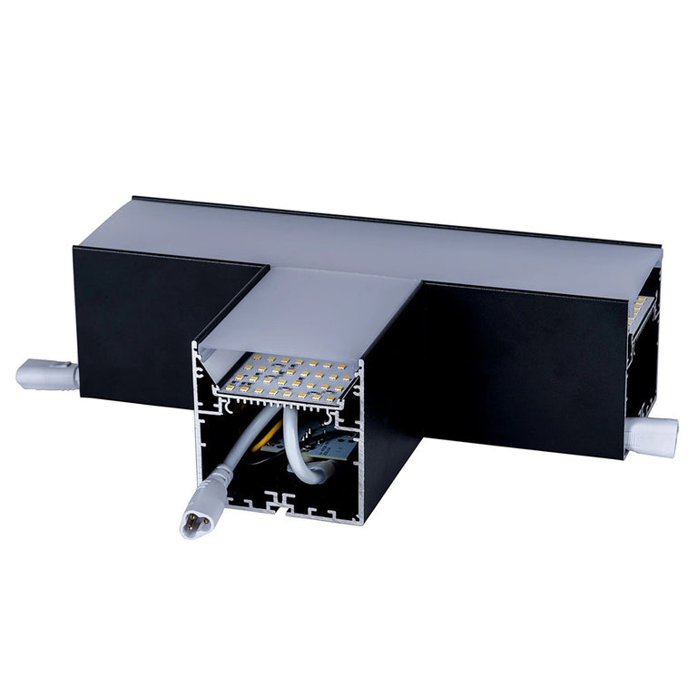 Proline 15W Dali Dimmable T-Shape Connector Matt Black / Tri-Colour - HCP-602004-T