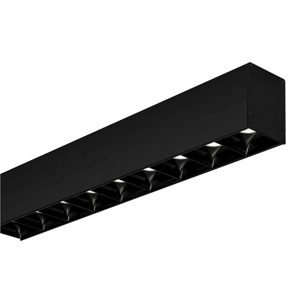 Proline 1000mm 10W LED Triac Dimmable Extension or Surface Mount With Reflector Diffuser Matt Black / Tri-Colour - HCP-60252722