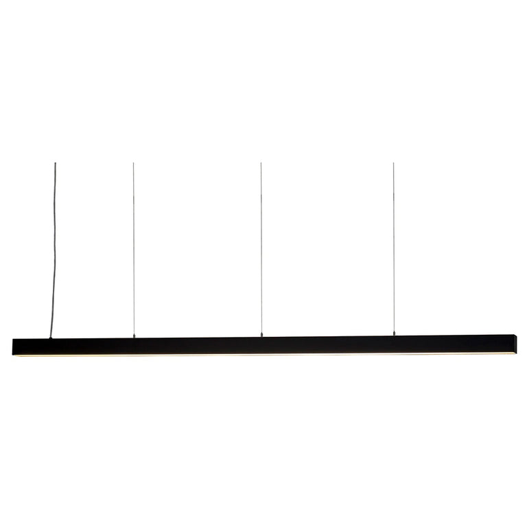 Proline 2400mm 96W LED Dali Dimmable Pendant Matt Black / Tri-Colour - HCP-692964