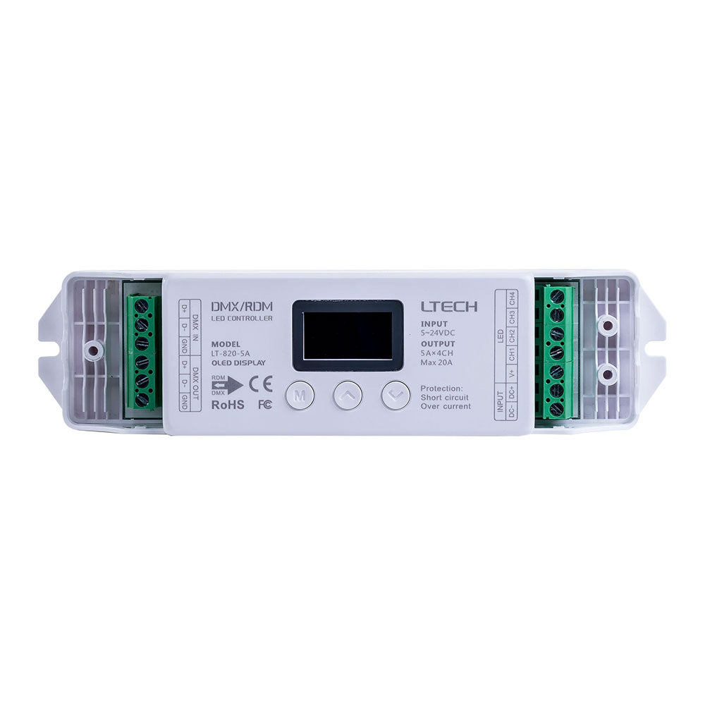 DMX RGBW & RGBC LED Strip Controller - HCP-73231
