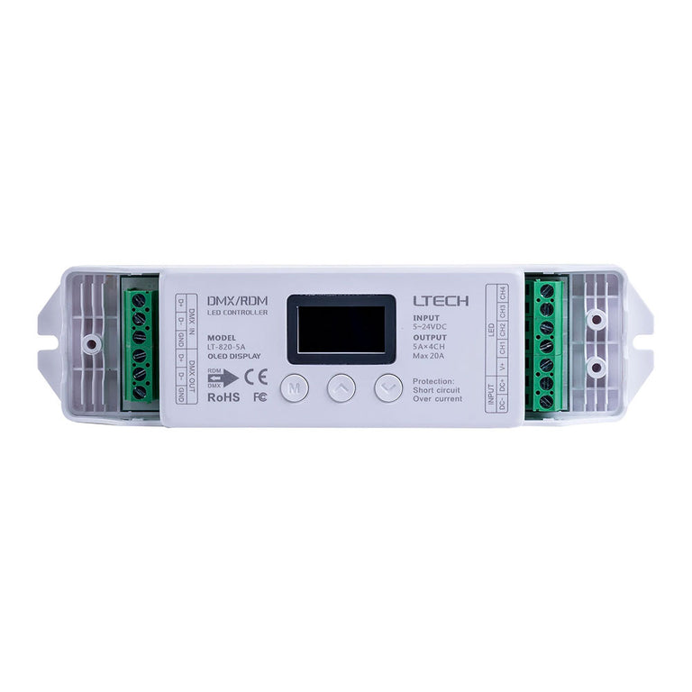 DMX RGBW & RGBC LED Strip Controller - HCP-73231