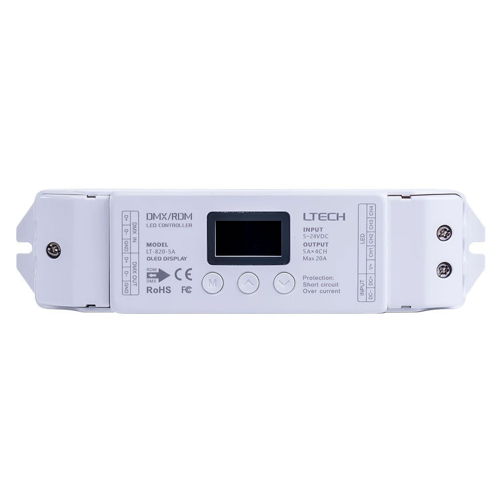 DMX RGBW & RGBC LED Strip Controller - HCP-73231