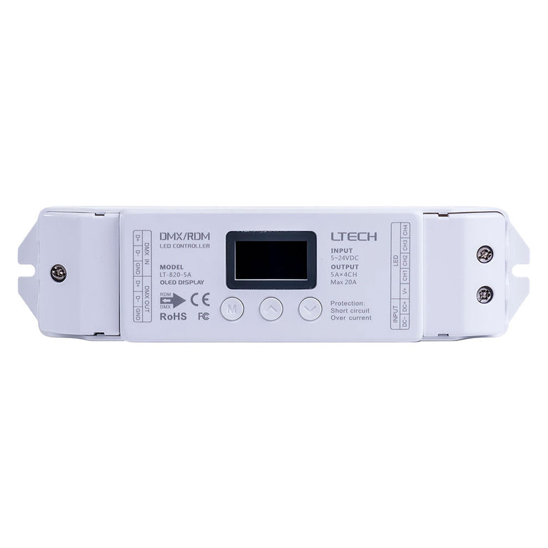 DMX RGBW & RGBC LED Strip Controller - HCP-73231