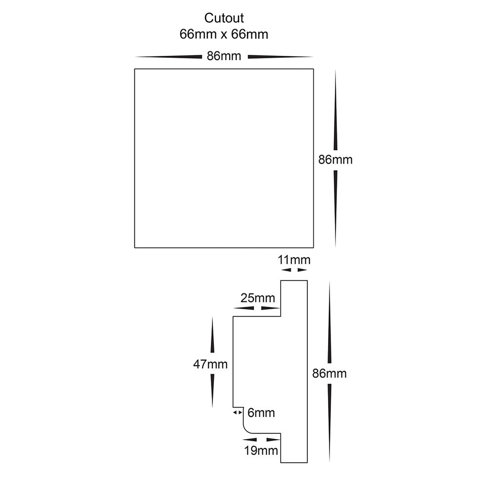 RGBW 24V DC Touch Panel LED Strip Controller - HCP-75231