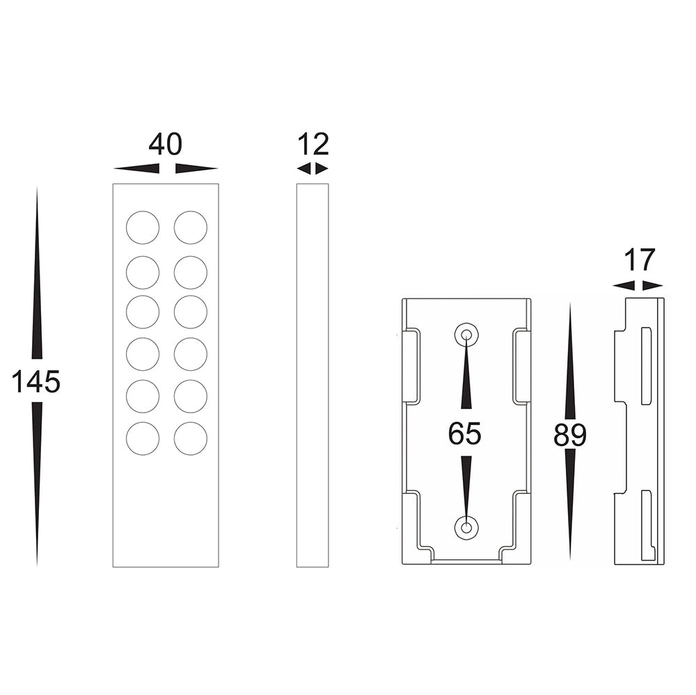 RGBW LED Strip Remote Controller - HCP-78240