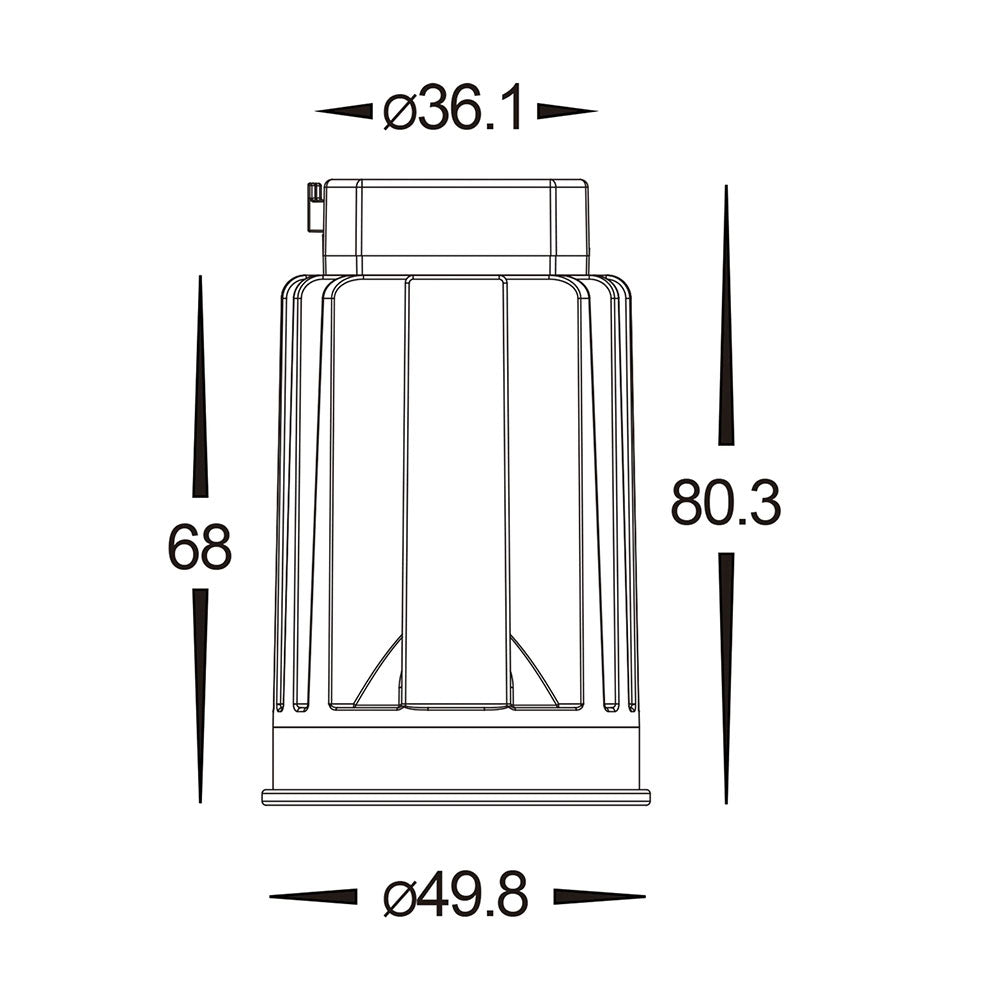 Lyra 9W 240V Dali Dimmable LED COB 60° Module / Quinto - HCP-809024