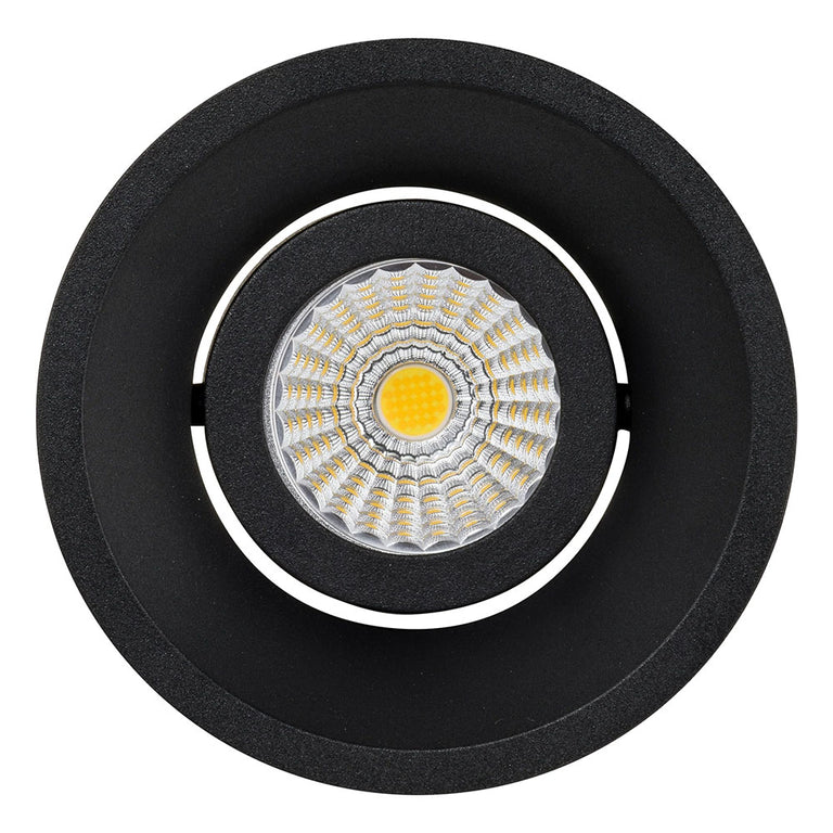 Lyra Deep Tilt 17W Recessed Triac Dimmable LED Downlight Black / Quinto - HCP-81220117