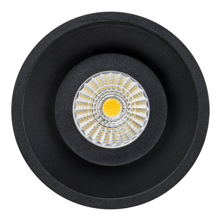Lyra Deep Fixed 9W Recessed Dali Dimmable LED Downlight Black / Quinto - HCP-81240409
